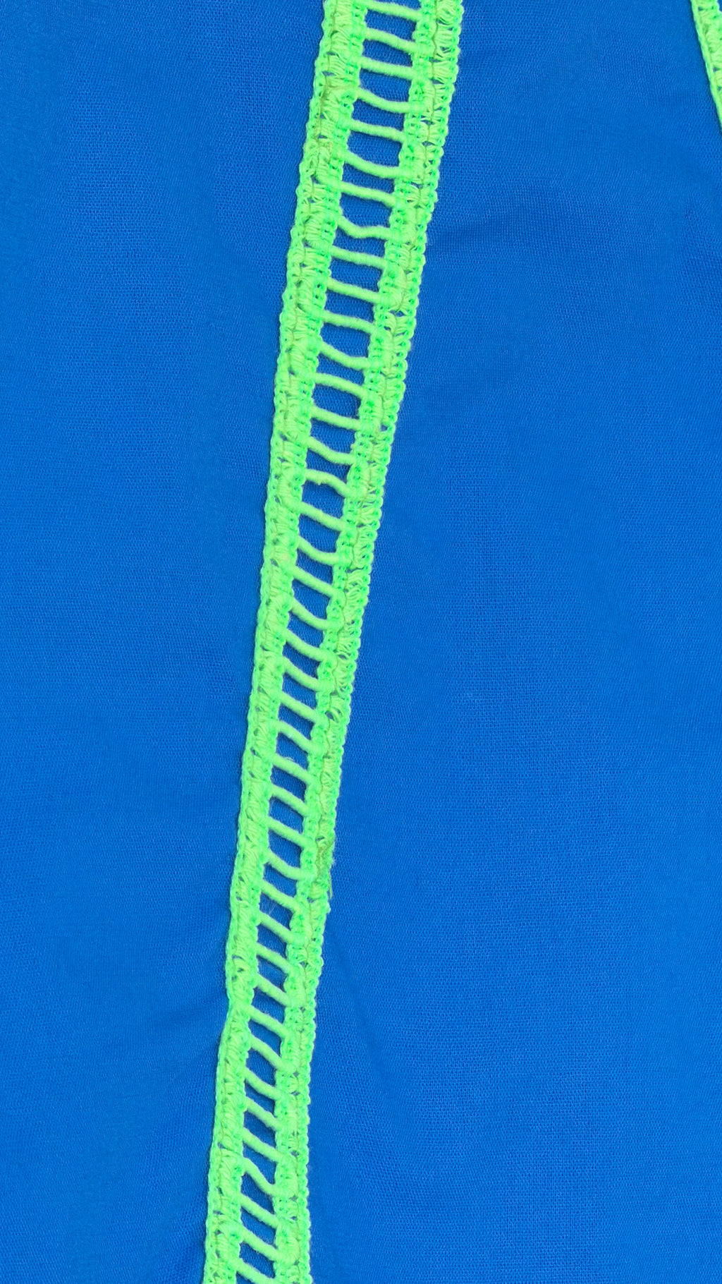 Electric Blue & Neon Green Two-Piece Set
