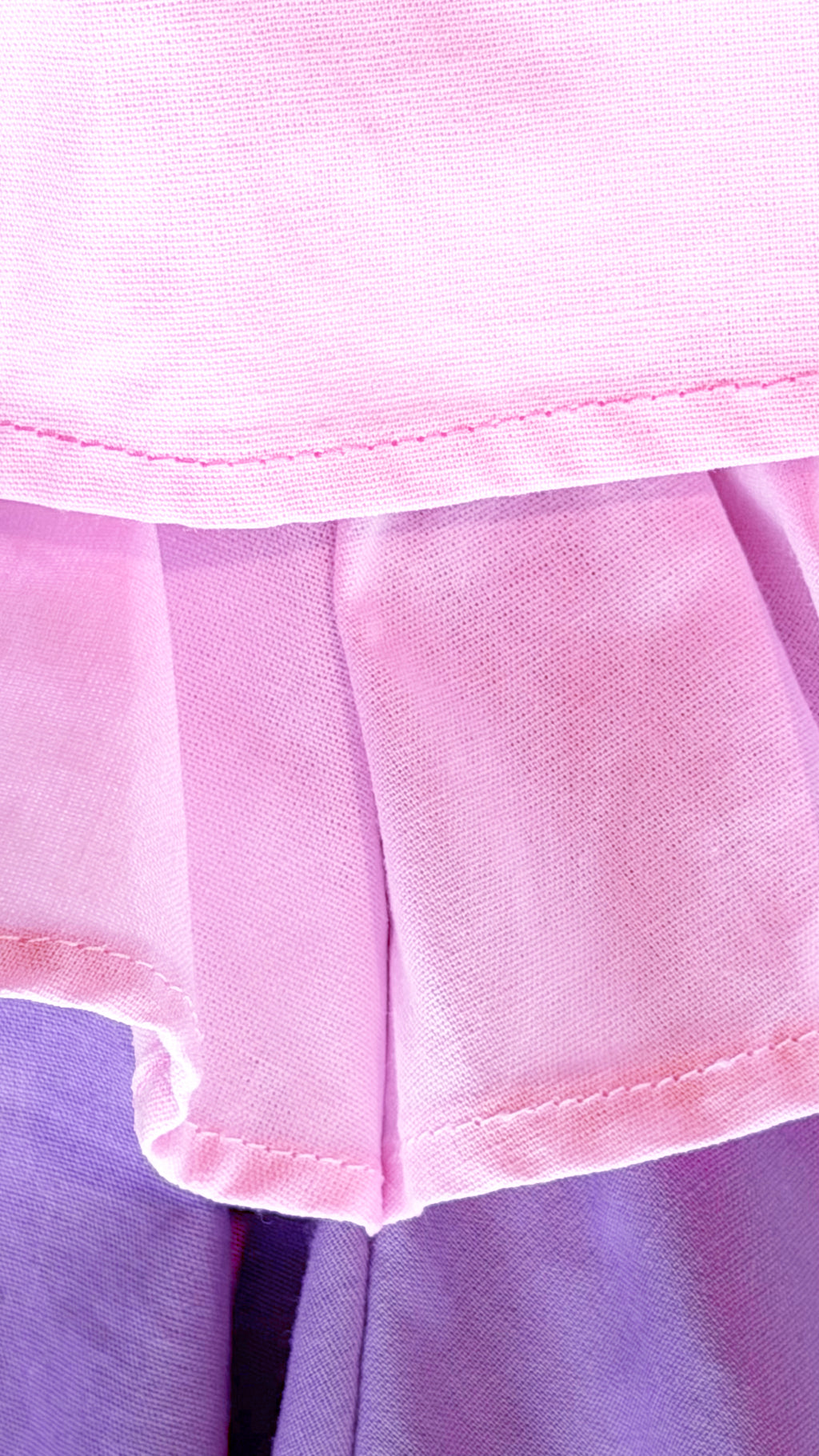 Lilac & Pink Ruffle Two-Piece Set
