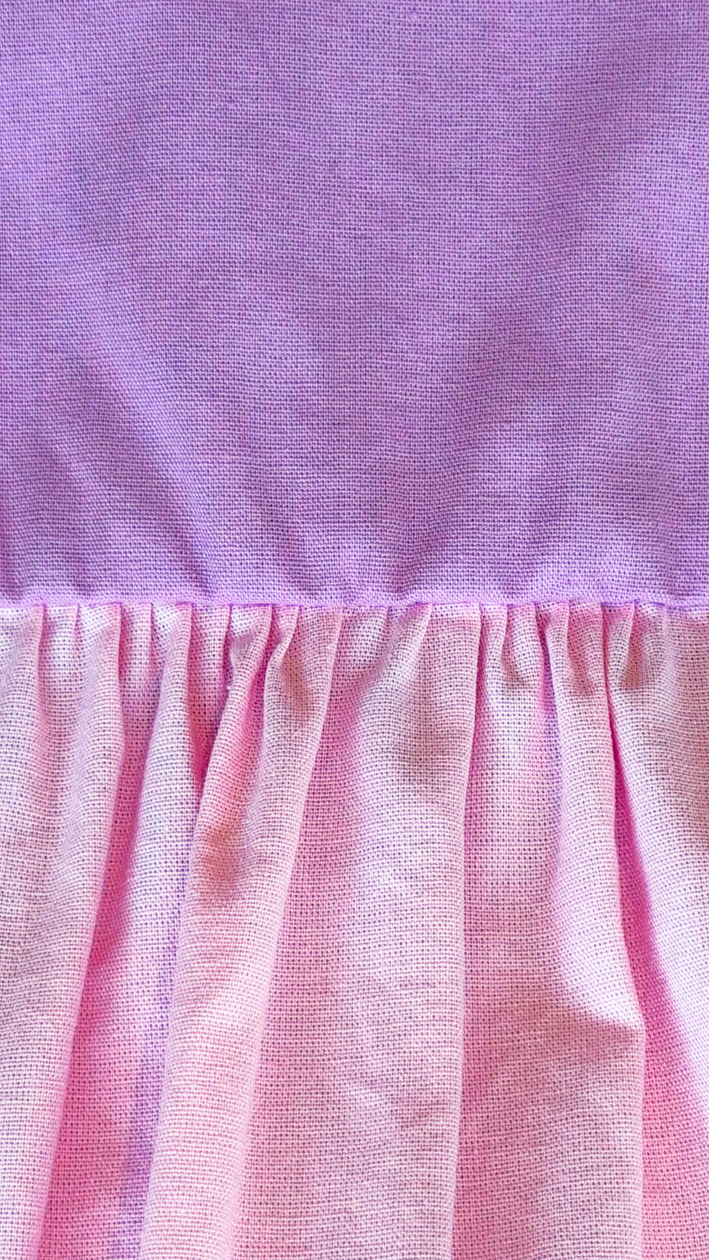 Lilac & Pink Colorblock Tiered Dress