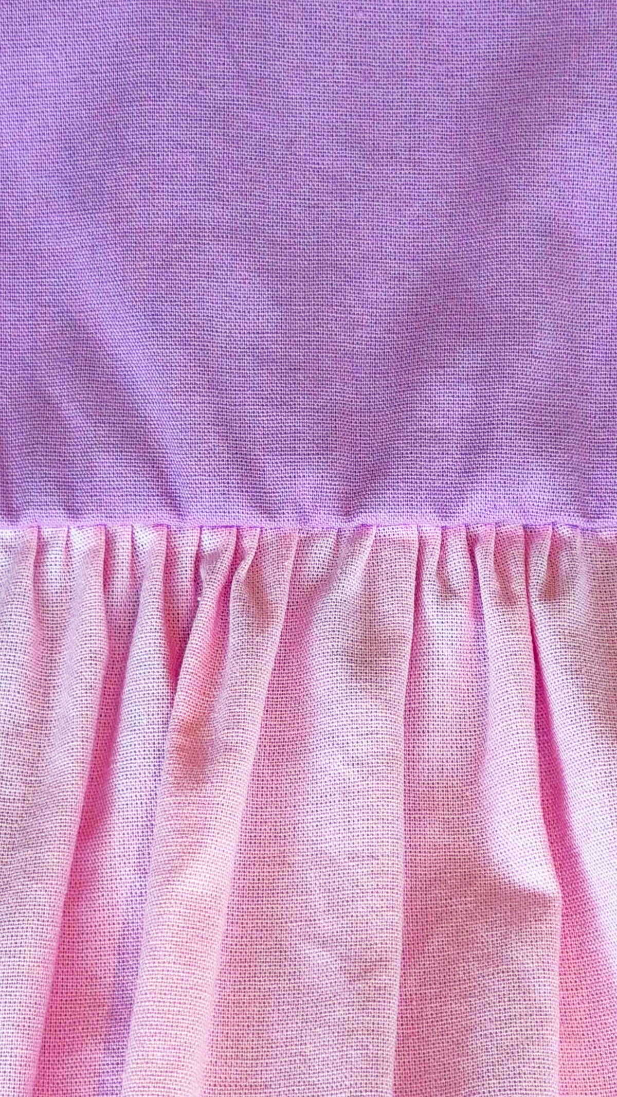 Lilac & Pink Colorblock Tiered Dress