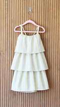 Neon Stripe Tiered Dress