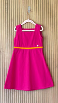 Hot Pink & Orange A-Line Dress