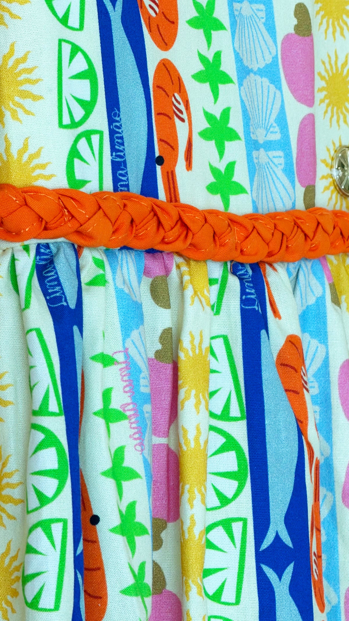Ponta Negra Seaside Print Dress
